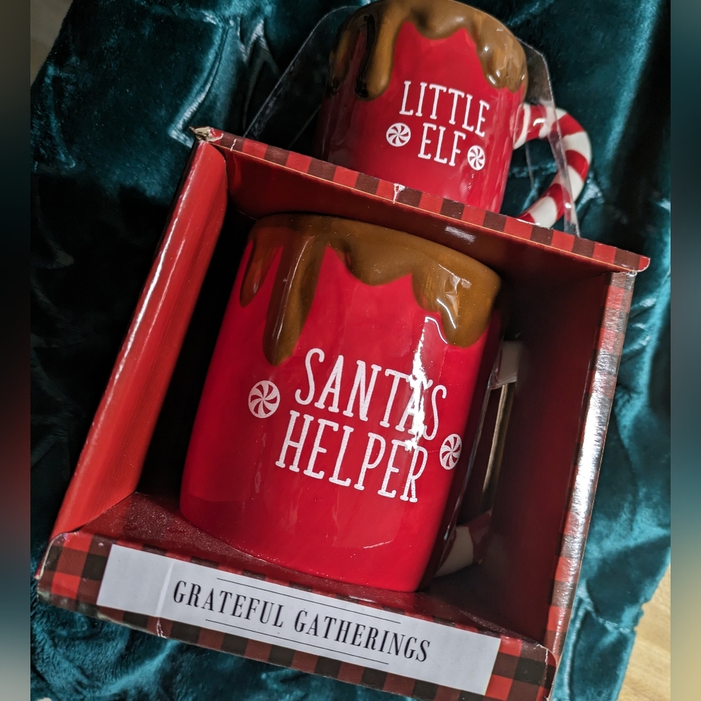 Santas helper coffee cup set